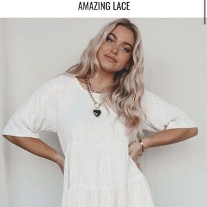 Amazing Lace MY QUEEN SEQUIN BABY DOLL DRESS Size XL